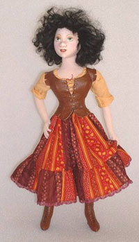 Dulcinea - a gypsy cloth doll