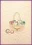 Easter Basket Stitched Card