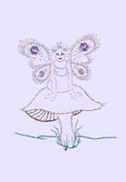 Fairy Stitched Card