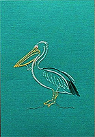 Pelican Stitched Card